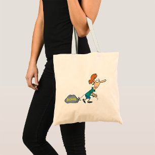 Funny Woman Carrying Emotional Baggage Tote Bag