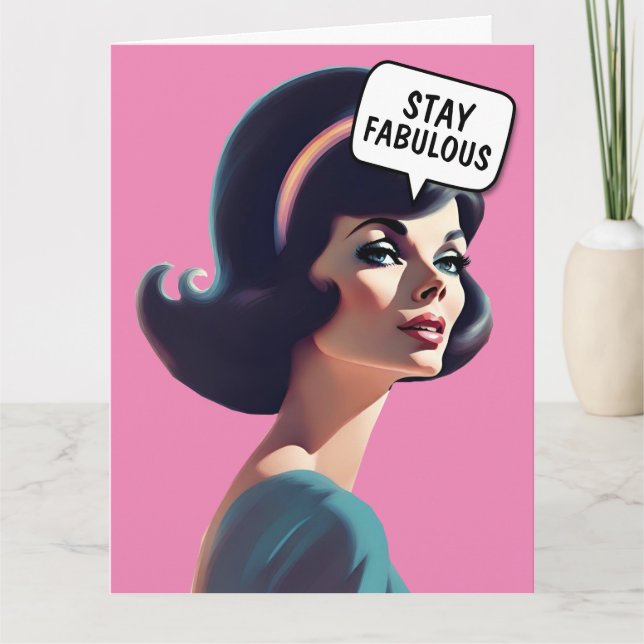 FUNNY WOMAN FRIEND BIRTHDAY FRIEND CARD (Front)