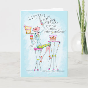funny woman humour birthday greeting cards