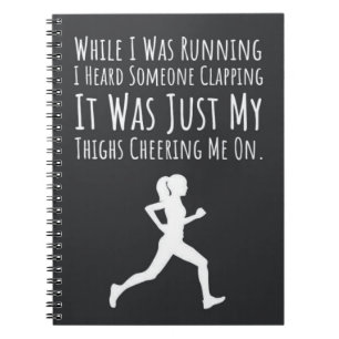 Funny Women Running Gifts For Her Humour Runner Xc Notebook