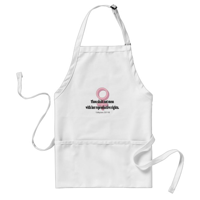 Funny Womens Rights Quote Standard Apron (Front)