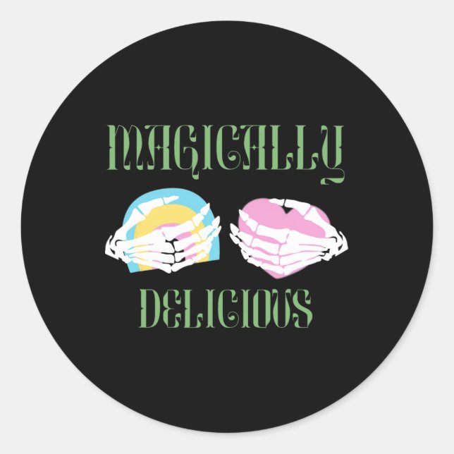 Funny Womens Saint Patricks Day  Classic Round Sticker (Front)