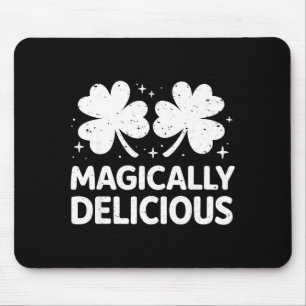 Funny womens st patrick's day irish shamrock st mouse pad