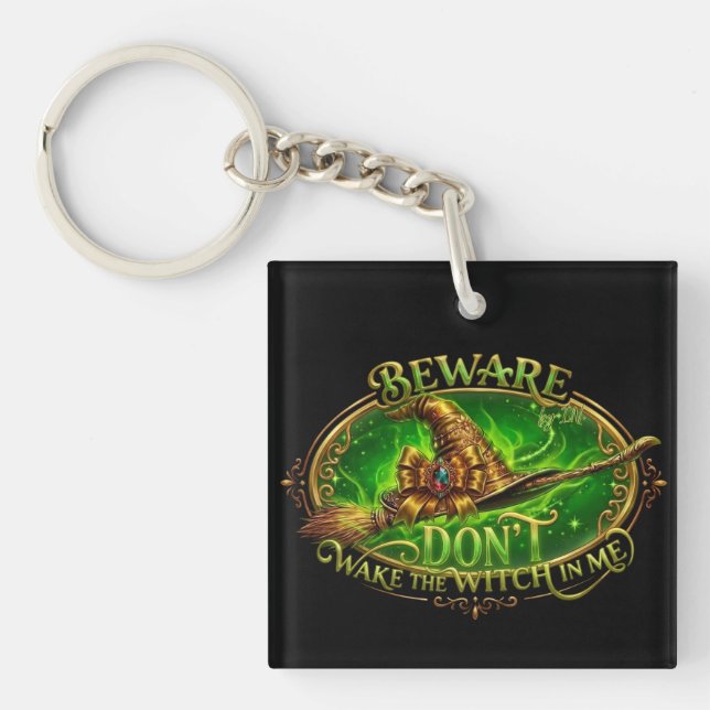 Funny Women's Statement Quote Key Ring (Front)