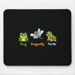Funny Womens Subtle Political Humour Frog Dragonfl Mouse Pad