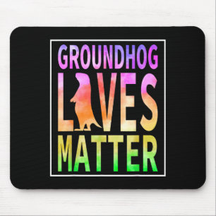 Funny Woodchuck Groundhog Day, Groundhog Lives Mouse Pad