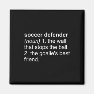 Funny Word Definition Soccer Defence Vocabulary Magnet