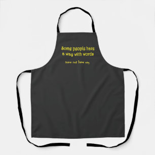 Funny Wordplay: A Tale of Two Sentences Apron