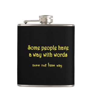 Funny Wordplay: A Tale of Two Sentences Hip Flask
