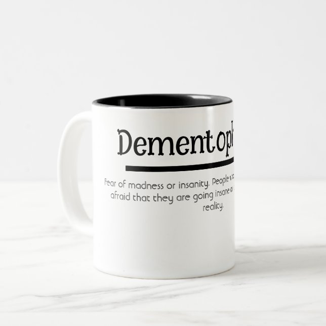 Funny Words Meaning  | Two-Tone Coffee Mug (Front Left)