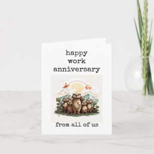 Funny Work Anniversary Card