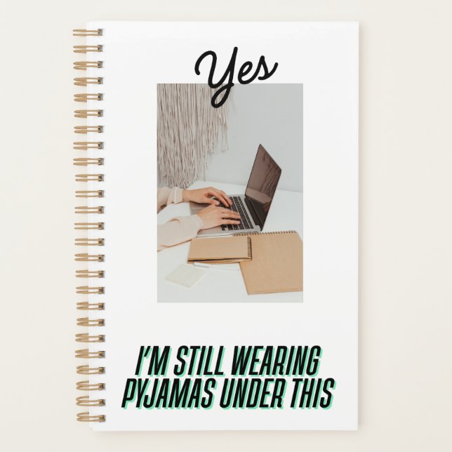 Funny work at home planner (Front)