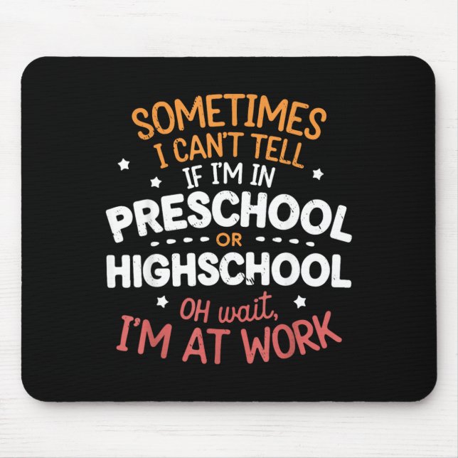 Funny Work At Work Coworkers Quotes Sarcastic Mouse Pad (Front)