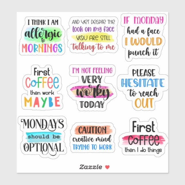 Funny Work Quotes (Sheet)