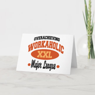 Funny Workaholic Holiday Card