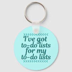 Funny Workaholic Key Ring