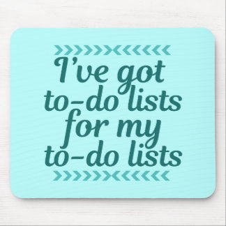 Funny Workaholic Mouse Pad