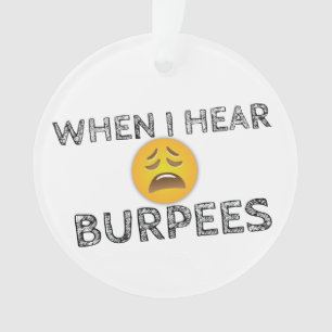 Funny Workout Gym Humour Ornament