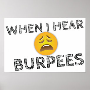 Funny Workout Gym Humour Poster