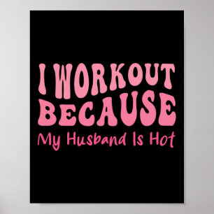 Funny Workout Gym Quote Cool Wife Fitness Motivati Poster