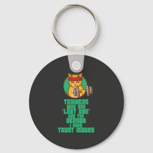 Funny Workout Key Ring