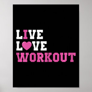 Funny Workout Lover Gifts And Bodybuilding Outfits Poster