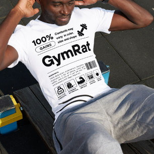 Funny Workout Minimalist Fitness Trainer Gym T-Shirt