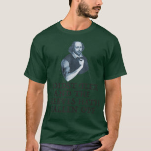 Funny Workout Weight Lifting Shakespeare Gym Humou T-Shirt
