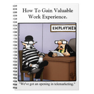 Funny Workplace Humour Notebook
