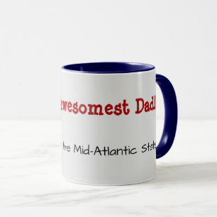 Funny   World's Awesomest Dad   Father's Day Mug