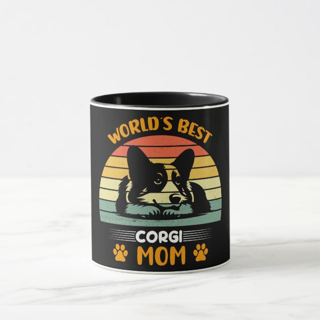 Funny World's Best Corgi Mum Mug (Center)