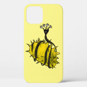 Funny Worm And Chestnut Shell Strange Creature iPhone 12 Case