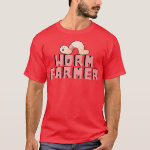Funny Worm Farmer Vermiculture T-Shirt
