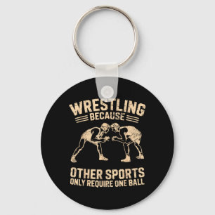 Funny Wrestling Because Other Sports Only Require Key Ring