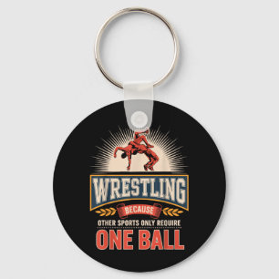 Funny Wrestling Because Other Sports Only Require Key Ring