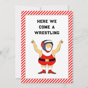 Funny Wrestling Christmas Cards