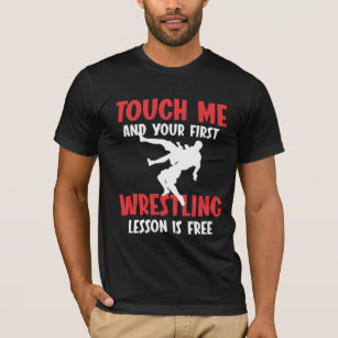 Funny Wrestling Coach Lesson Wrestler Humor T-Shirt