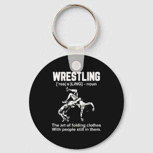 Funny Wrestling Definition The Art Of Folding Clot Key Ring
