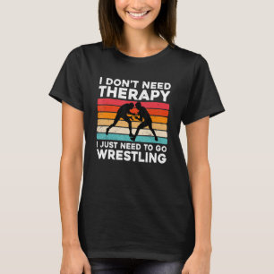 Funny Wrestling Design For Wrestler Cool Wrestling T-Shirt