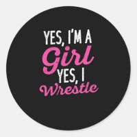 Funny wrestling girl wrestler woman yes I am