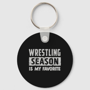 Funny Wrestling is Favourite Season Wrestler Key Ring