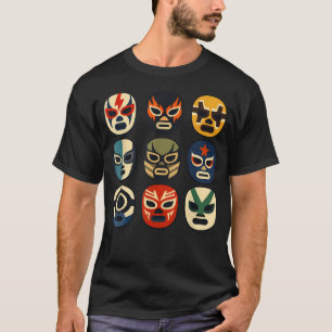 Funny Wrestling Lucha Libre Mask Wrestle Cute T-Shirt