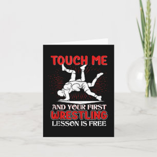 Funny Wrestling Wrestling Coach Sports Gifts Tank Card