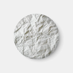 Funny wrinkled paper magnet