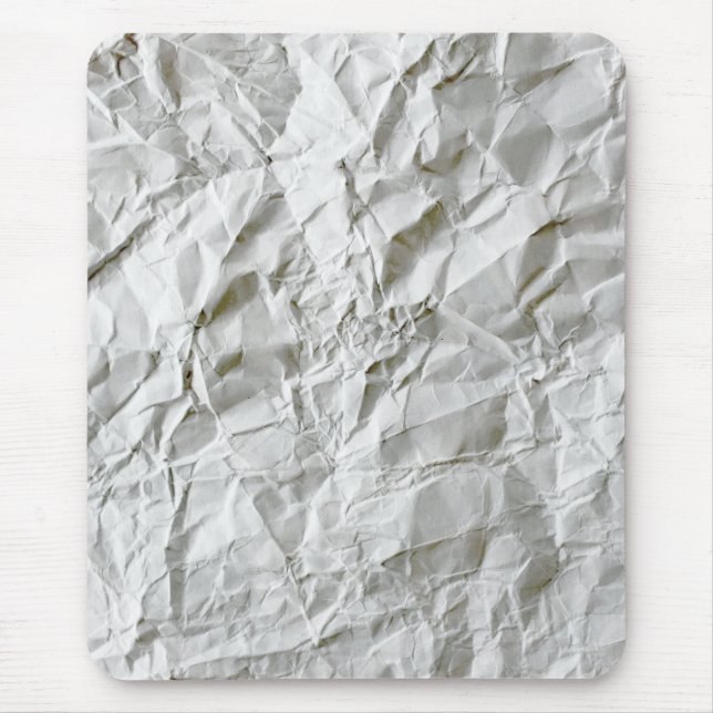 Funny wrinkled paper mouse pad (Front)