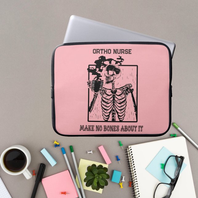 Funny X-ray Customisable Medical Job Ortho Nurse Laptop Sleeve (Creator Uploaded)
