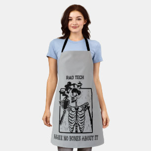 Funny X-ray Customisable Medical Job Rad Tech Apron