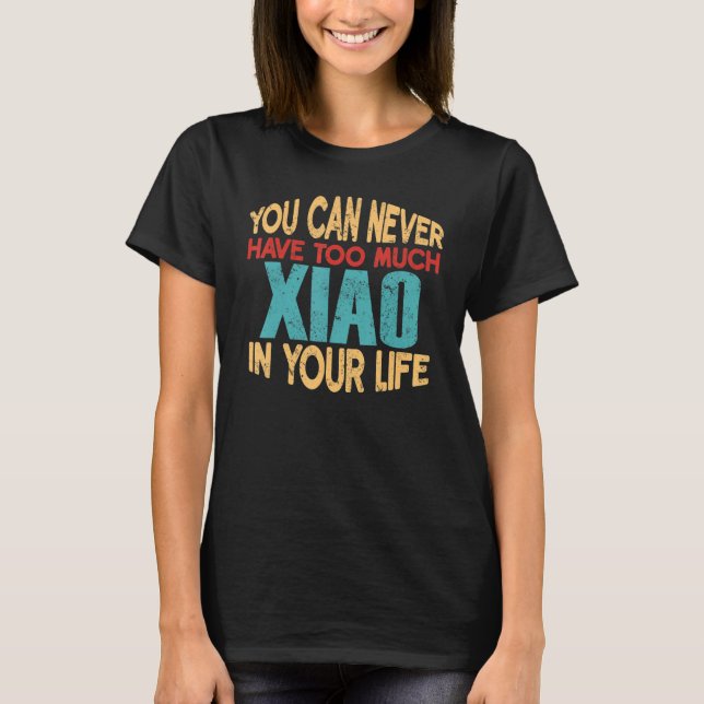 Funny Xiao Personalised Tshirt First Name Joke Ite (Front)
