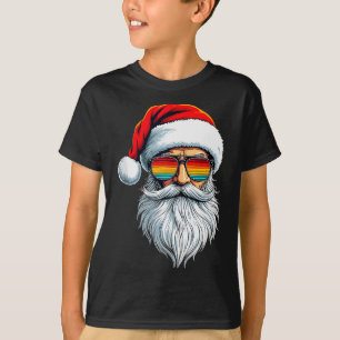 Funny Xmas Christmas In July Summer Santa Tank Top