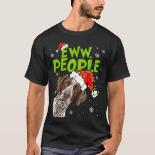 Funny Xmas Ew People Gsp Dogs Lover Pajamas Men Wo T-Shirt
